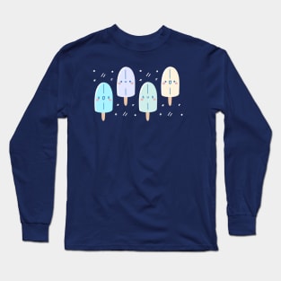 kawaii ice pop Long Sleeve T-Shirt